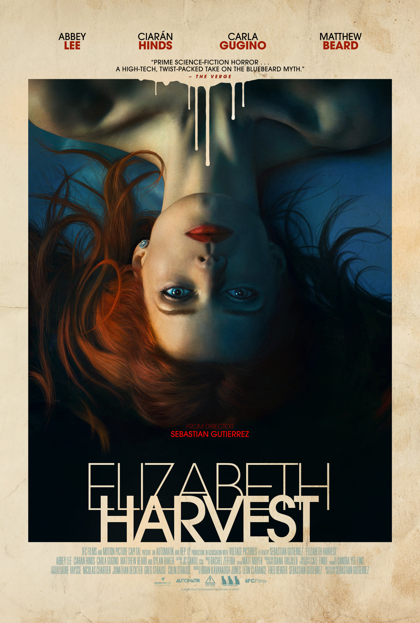 ELIZABETH HARVEST Release Poster