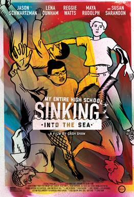 MY ENTIRE HIGH SCHOOL SINKING INTO THE SEA Release Poster