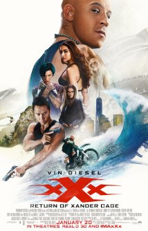 XXX: RETURN OF XANDER CAGE  Release Poster