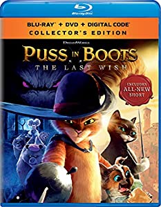 PUSS IN BOOTS:LAST WISH(Blu-ray + DVD + Digital HD)